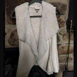Knox rose fur vest